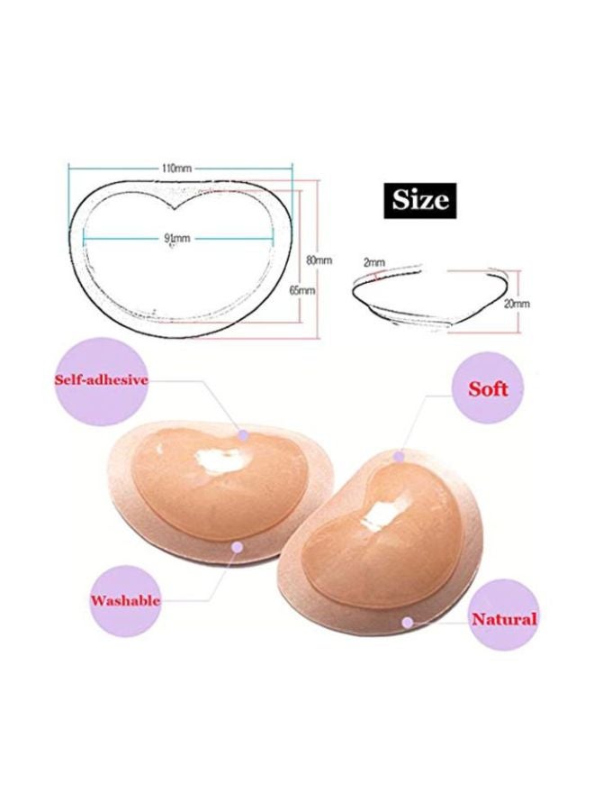 Silicone Breathable Adhesive Bra Pads - Image 2