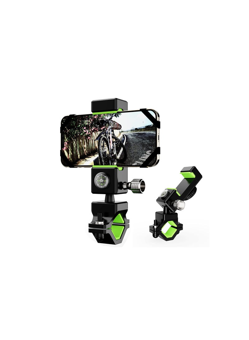 Universal Bike Phone Mount for 4.7" - 6.8" Smartphones, 360° Adjustable Bicycle & Motorcycle Handlebar Holder for Mountain and Road Bikes, Compatible with iPhone and More. - Image 1