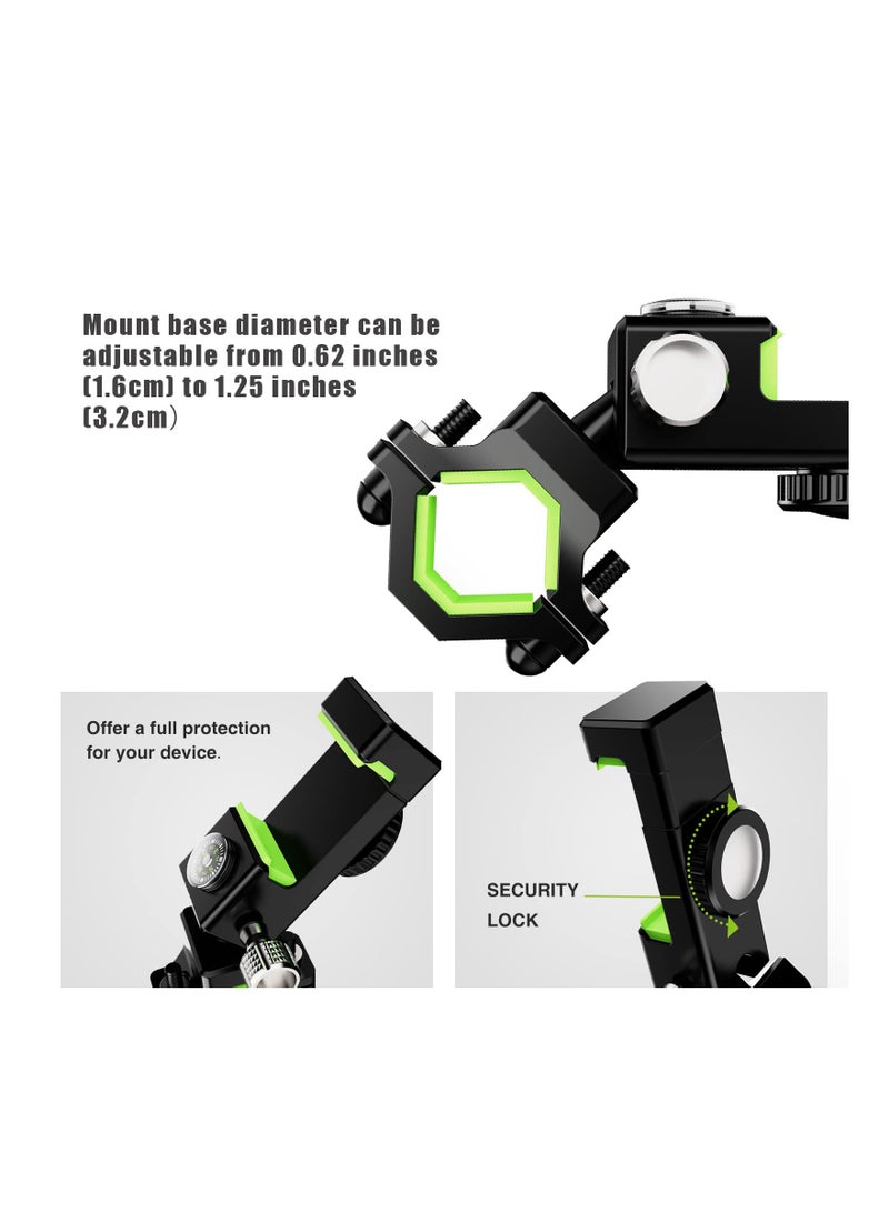 Universal Bike Phone Mount for 4.7" - 6.8" Smartphones, 360° Adjustable Bicycle & Motorcycle Handlebar Holder for Mountain and Road Bikes, Compatible with iPhone and More. - Image 3