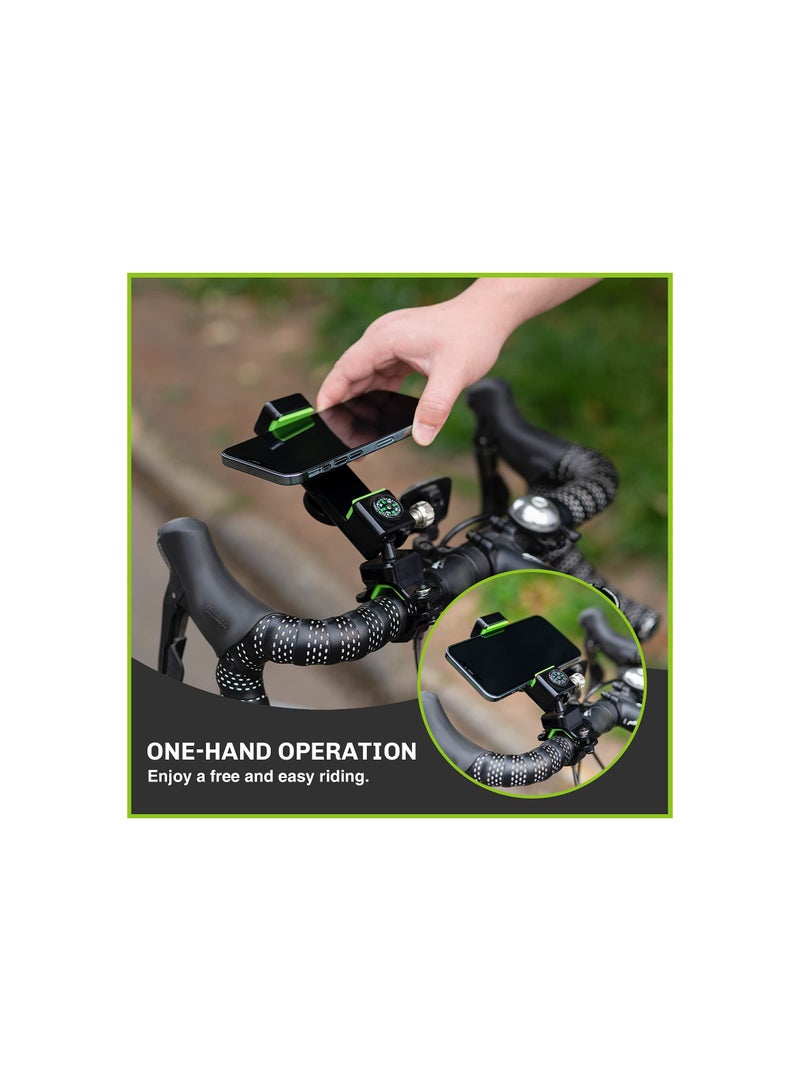 Universal Bike Phone Mount for 4.7" - 6.8" Smartphones, 360° Adjustable Bicycle & Motorcycle Handlebar Holder for Mountain and Road Bikes, Compatible with iPhone and More. - Image 5