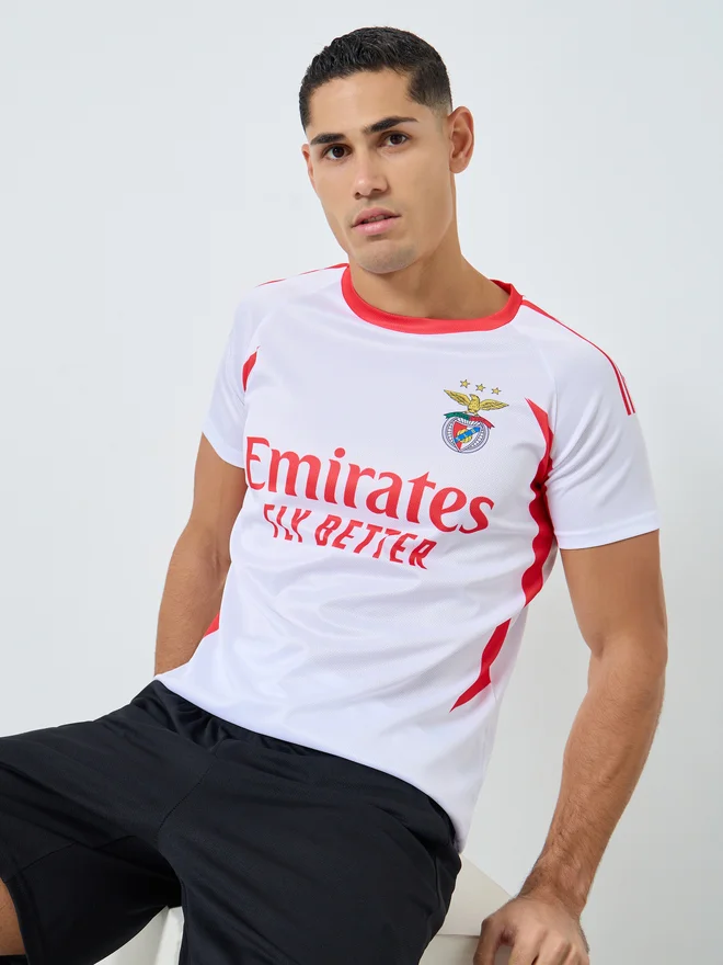 Styli Men Logo Print Short Sleeves Sports T-Shirt
