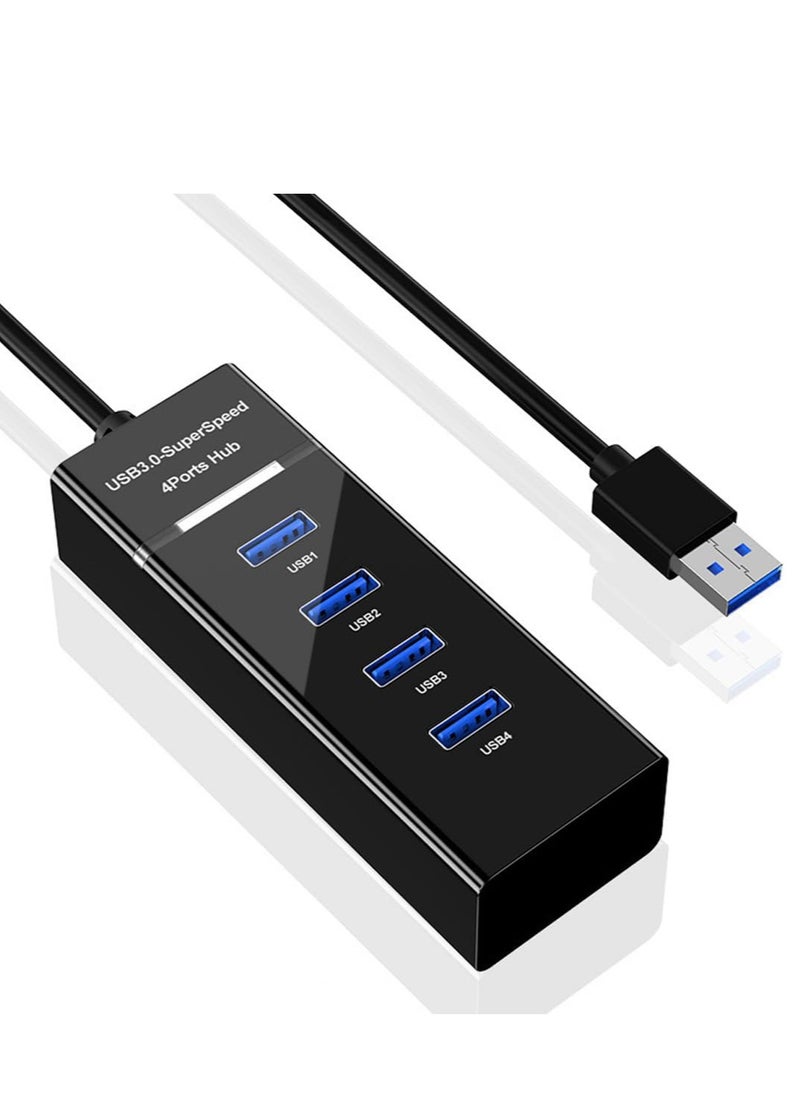 Generic USB Hub Dongle, 4-in-1 USB Adapter Docking Station, Portable USB Splitter Compatible with MacBook Air, iMac, Surface Pro, Laptop, USB Flash Drives, Mobile HDD  - Image 1