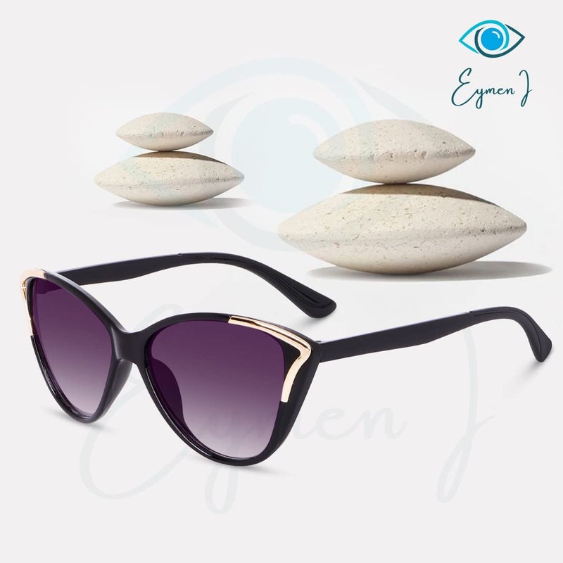 Eymen I Retro Cat Eye UV Protected Sunglass for Women - Image 2