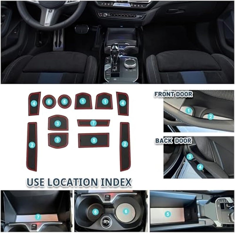Wivplex Non-Slip Rubber Mats for BMW 1 Series F40 - Image 4