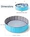 Hikiddy Foldable Ball Pit for Dogs 315 Inch Ball Pits for Babies Toddlers Round Kiddie Baby Playpen Ball Pool Idea Toy Gift for BabiesBalls NOT Included Light Blue - Image 4