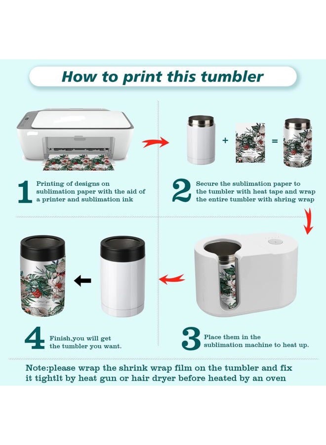 Stepstall 12oz Sublimation Blank Can Cooler on 4 packs - Image 5