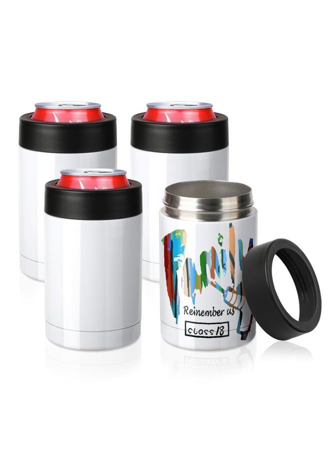 Stepstall 12oz Sublimation Blank Can Cooler on 4 packs - Image 1