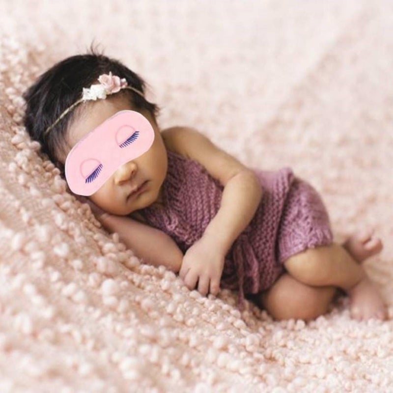 Vav Baby Baby Sleeping Mask Pink Eyelashes - Image 5