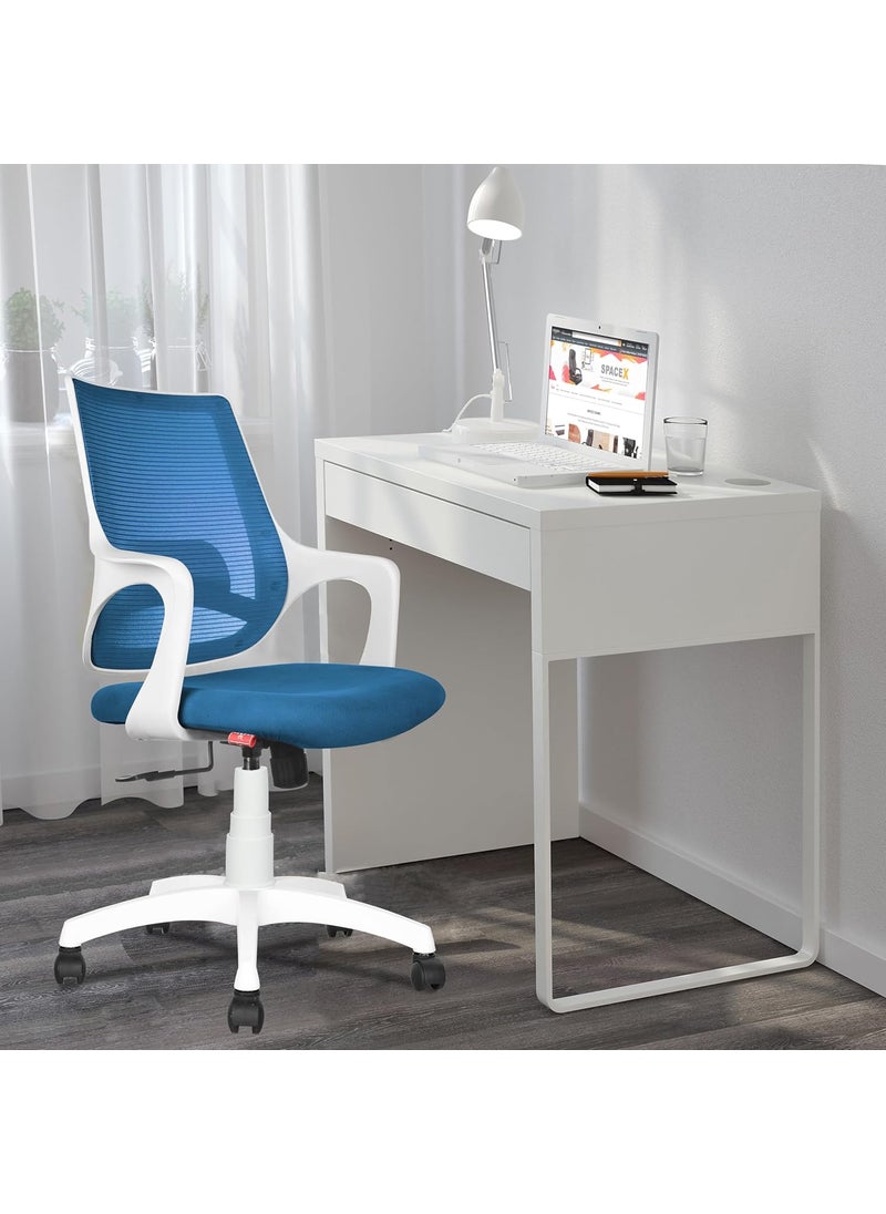ROSE Mono  3Years Warranty Included  Mesh MidBack Ergonomic Office Chair  Revolving Study  Work from Home ChairWhite  Blue