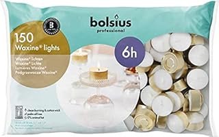 BOLSIUS Tea Lights Candles - Bulk Pack of White Unscented Candle Lights with 6 Hour Burning Time - Tea Candles for - Image 1