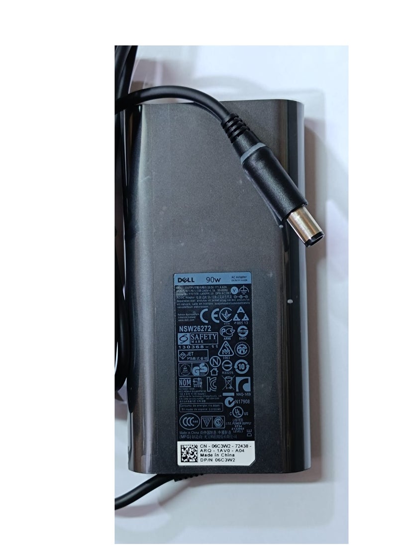 CSF Laptop Charger Dell 19.5V 4/62A 7.4 * 5.0 mm  3120 3180 3189 P22T P26T Latitude E7240 E7270 E7280 E7440 E7450 E7470 E7480 E5430 E54500 E5450 E5470 E5470 E5480 E5580  - Image 1