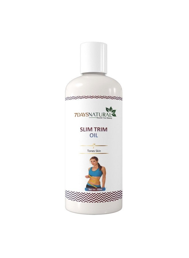 7 DAYS Herbal Body Toning Oil | Enriched with Amla, Dalchini, Peppermint, Turmeric & Baheda | Lightweight & Non-Greasy (100 ML) - Image 1