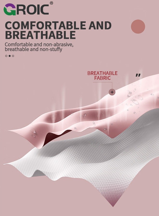 GROIC 2Pcs Ankle Weights Leg Arm Weights Wrist Weights Set with Adjustable Strap for Jogging, Gymnastics, Aerobics, Physical Therapy,Foot Exercise Training Workout-4KG Pair(Pink) - Image 4