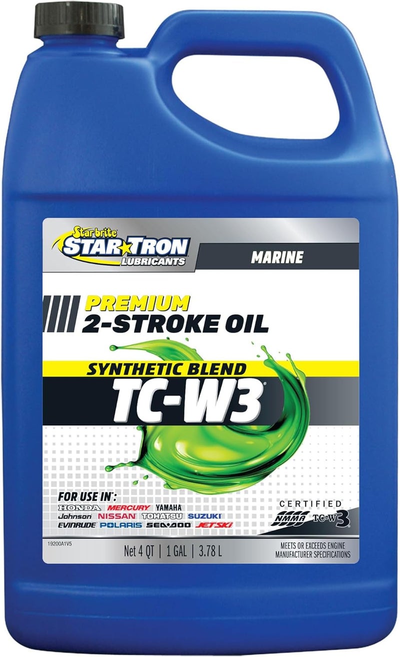 Star brite Super Premium 2-Cycle Engine Oil TC-W3 - 1 Gallon - Image 1
