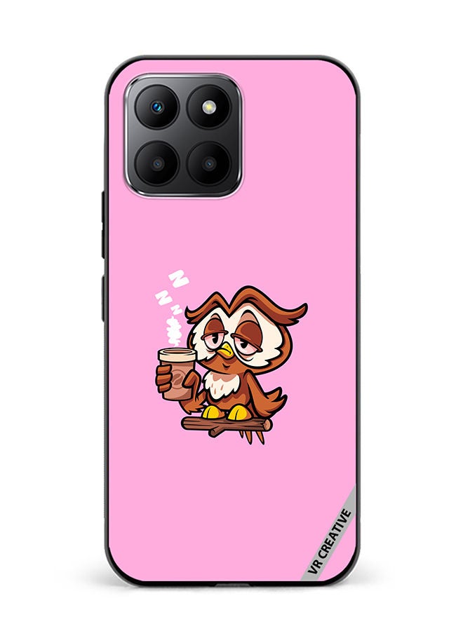 VR CREATIVE Protective Case Cover For Honor 70 Lite Sleepy Owl Design Multicolour - Image 1