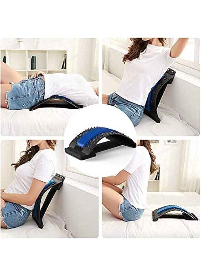 SUKILO Back Stretcher for Pain Relief – Multi-Level Lumbar Support Device for Herniated Disc, Sciatica, Scoliosis, Posture Correction – Adjustable Back Cracker for Home and Office Use  - Image 4