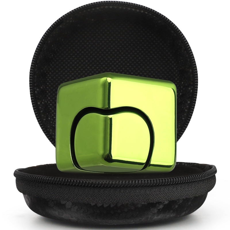 Dilabnba Fidget Spinner Cube Toy for Boys 312 Kids Adults Fidget Block Figner Spinner Focus 2 in 1 Spinning Mini Easter Basket Stuff Desk Relaxing EDC Toy Green - Image 3