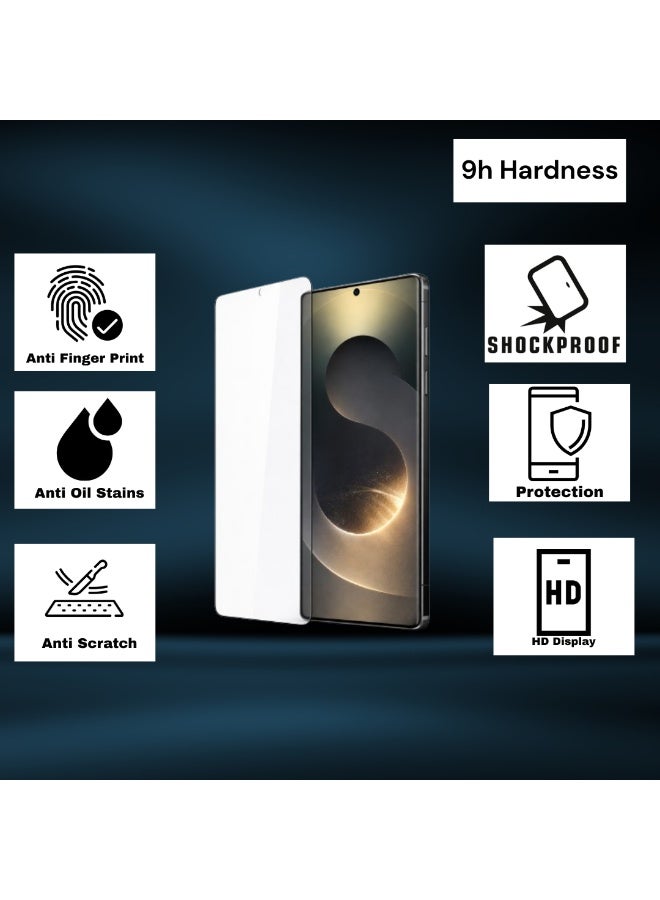 YMak  3 in 1 Combo for Samsung Galaxy S26 Ultra Tempered Glass +Wireless Charging Compatible clear Case + Camera Protector - Image 5