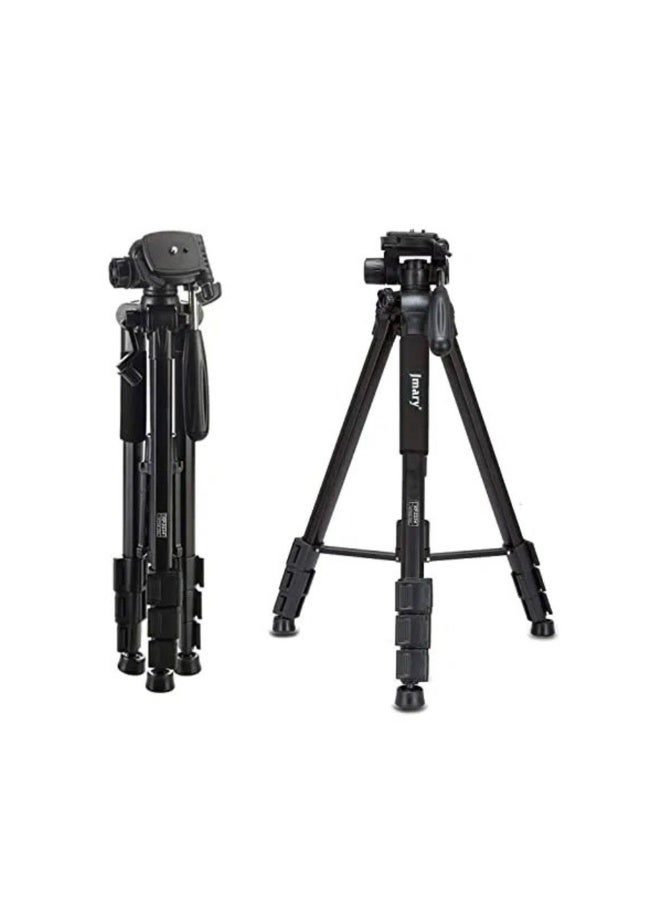 Jmary 2234 Professional Aluminium Alloy Tripod Stand - 3-Way Swivel Pan Head - Image 1