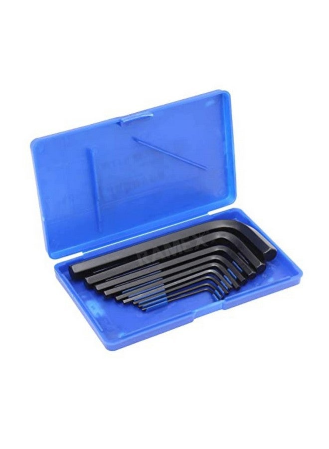 RAMEX Allen Key Set, Allen Key Set Tools Kit, 9pc Hex Allen Key Set In Plastic Box Packet Size Allen Key Set Allen Keys - Image 1