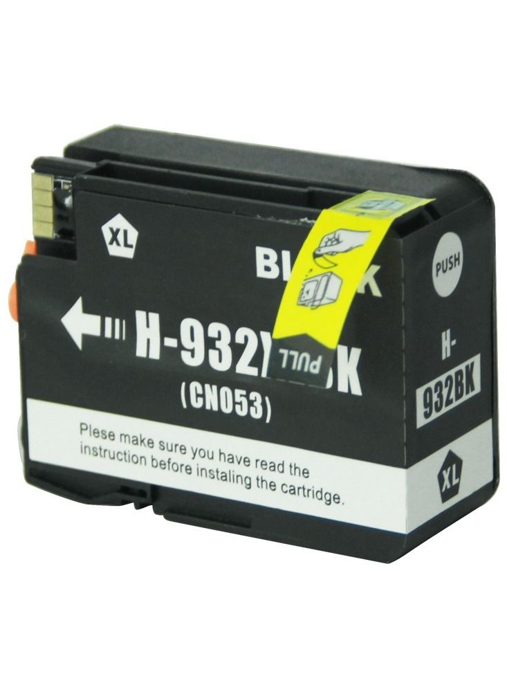 NexNova ink 932XL for HP Black High Yield 1-Pack 932 XL Ink Cartridge for HP Officejet 6100/6600/6700/7110/7610/7612/7510/7512 - Image 1