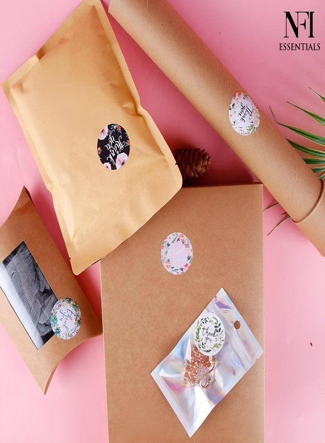 NFI essentials 500 Pcs 8 Design 1 Inch Thankyou Sticker Party Labels Round Multi Designs Cute Small Stickers Tag Seal Craft Gift Packaging Paper Label Package Business - Image 5
