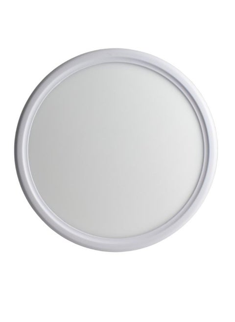 LED lamp with a circular design and very thin, mounted on the wall, recessed LED ceiling lamp, 2400 lumens, 30 watts, white