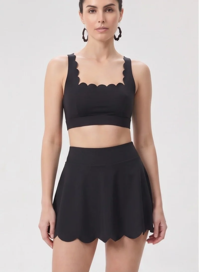 Svl Lea Skirt with Built-in Shorts & Pockets
