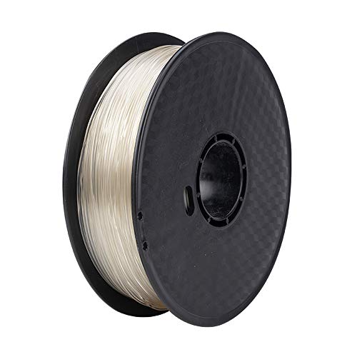 Tesseract Premium PLA + 1.75mm 3D Printing Filament | Dimensional Accuracy +/- 0.03mm | Compatible with Most FDM Printers | 1 KG 3D Printer Filament - PLA Natural/Clear (Quantity 1) - Image 1
