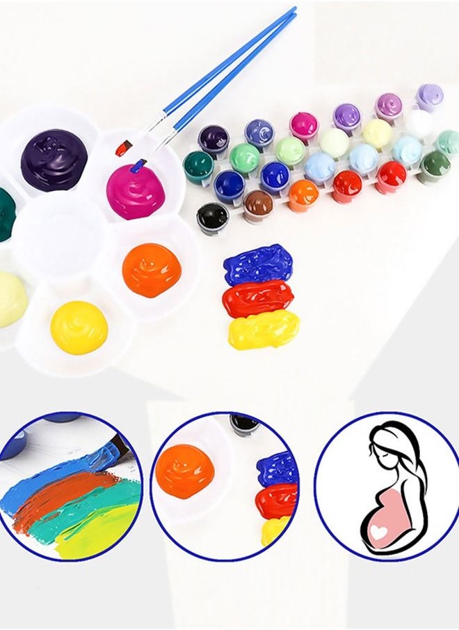 MissTiara - Diy Painting By Numbers Kit Canvas Oil Painting Hand Painted With Wooden Inner Frame 40×50CM - Image 1