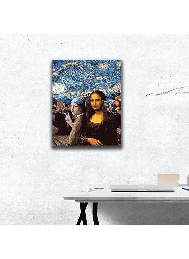 MissTiara - Diy Painting By Numbers Kit Canvas Oil Painting Hand Painted With Wooden Inner Frame 40×50CM - Image 1