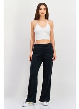 KANGOL Women Sportswear Fit Training Wide Leg Jogger Pants , Midnight Navy  - Image 4