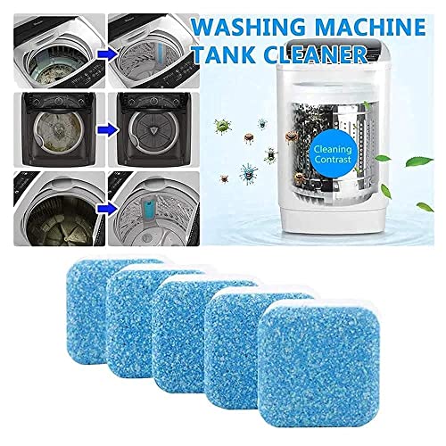 TETRIX Washing Machine Deep Cleaner Tablet for Front and Top Load Machines, Descaling Powder Tablet for Cleaning & Drum Stain Remover, Washing Machine Descaler Powder (Pack of 10) - Image 2
