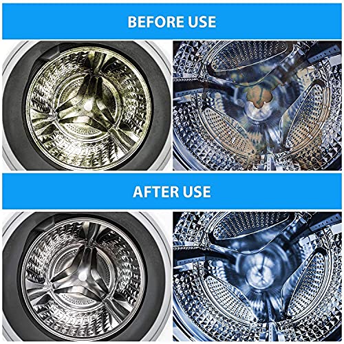 TETRIX Washing Machine Deep Cleaner Tablet for Front and Top Load Machines, Descaling Powder Tablet for Cleaning & Drum Stain Remover, Washing Machine Descaler Powder (Pack of 10) - Image 4