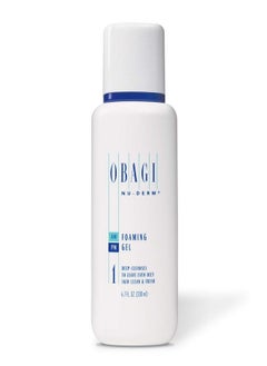 Obagi Nu-Derm Foaming Gel Cleanser with Aloe Vera - Gentle Cleanser for Face, for Normal to Oily Skin - Purifying Cleansing Gel to Remove Impurities, Oil and Makeup - 6.7 Fl Oz (200mL) - pzsku/Z4A8DEED1F95D8CBAEDAFZ/45/_/1670585469/add32770-158a-4968-a9a7-e1a19c5dfd8c