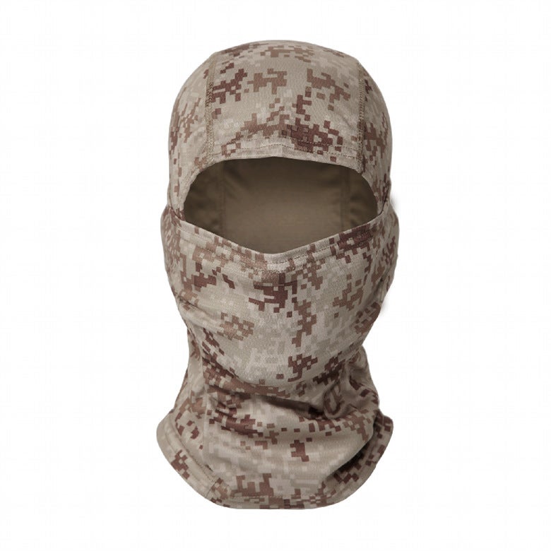 Generic Amazon Outdoor Riding Mask Pullover Sunscreen Windproof Mask Breathable Hat Self-propelled Motorcycle Sports Headgear The Desert Digital 