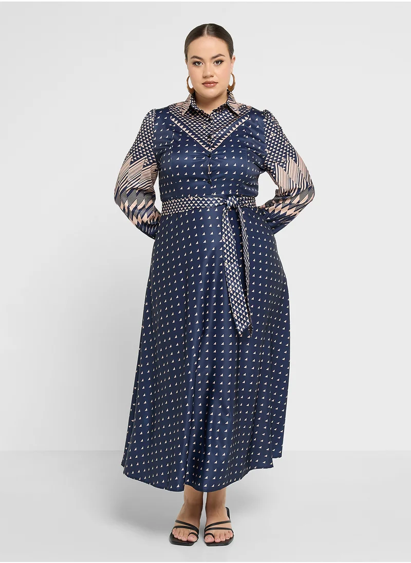 Khizana Plus size printed dress