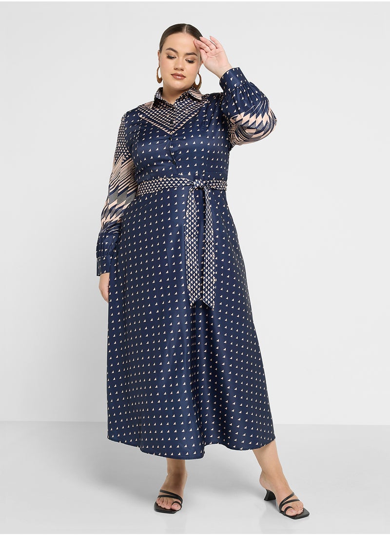 Khizana Plus size printed dress  - Image 1