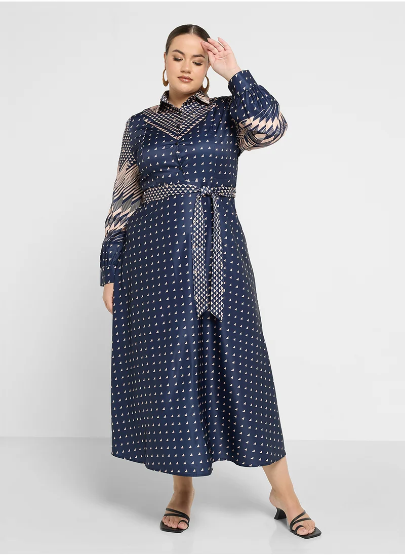 Khizana Plus size printed dress