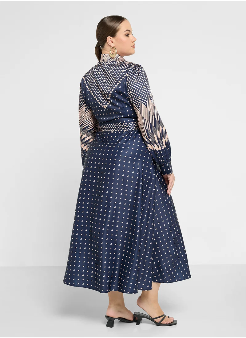 Khizana Plus size printed dress