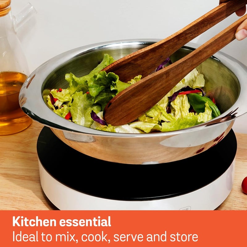 Meyer Trivantage Stainless Steel Triply 2 Piece Cookware Set - Tasla + Glass Lid, 20cm - Image 5