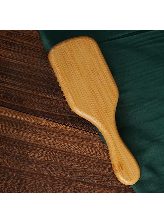 Large Square Moso Bamboo Cushion Massage Hair Brush，24.5cm*8.5cm - Image 5