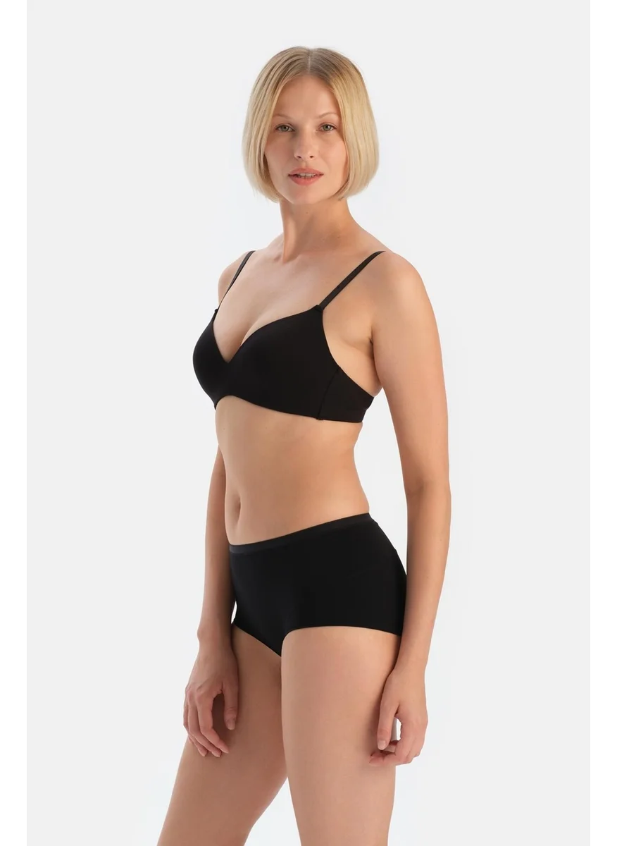 داجي Black 5141KC Seamless Corset Effect Panties