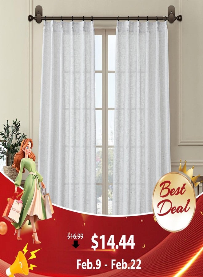 USFOOK Curtain Rods No Drilling 32 to 58 in, USFOOK 5/8 Inch No Drill Curtain Rods for Windows with 3M Adhesive Brackets, Renter Friendly Drapery Pole with Bronze Round Finials - Image 2