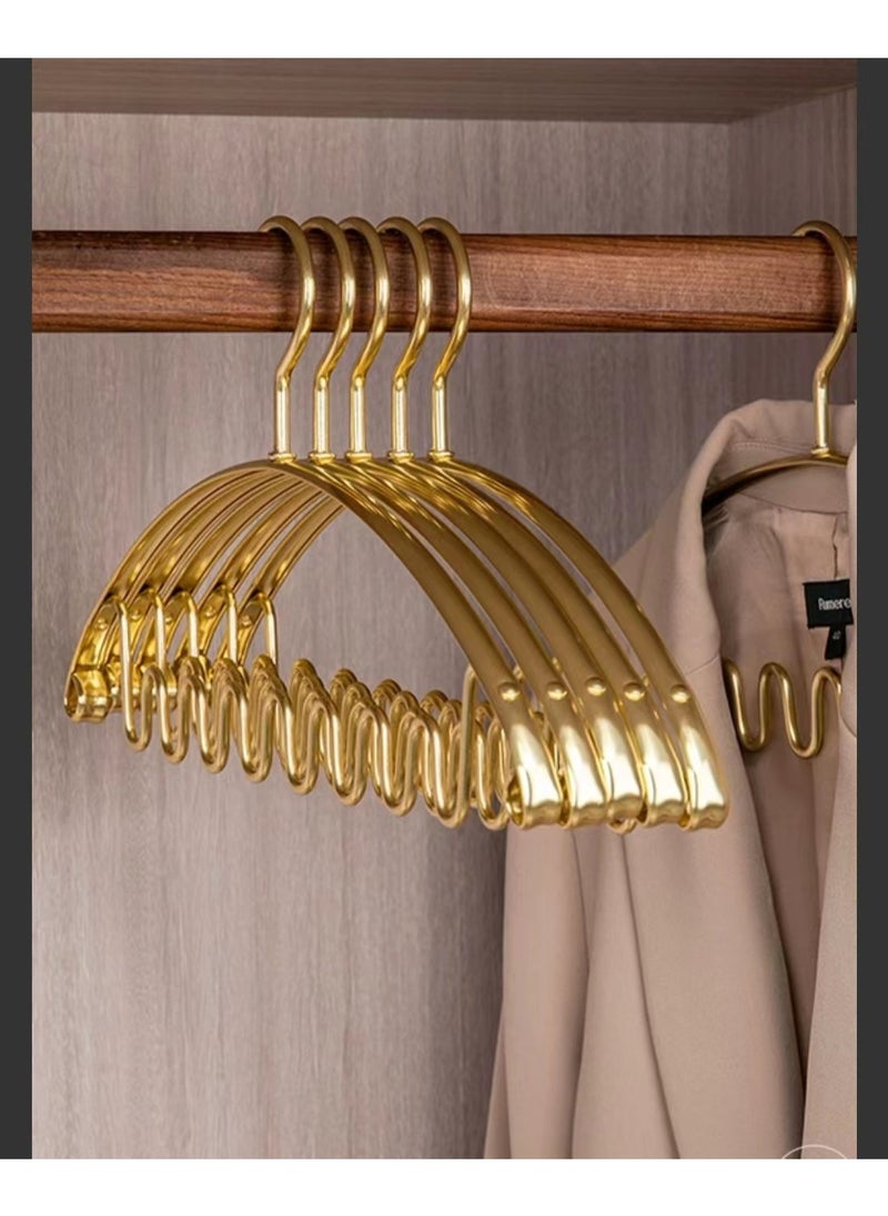 Generic 5 sets of wave shaped underwear hangers, special scarves, hooks, anti slip and traceless hooks  - Image 2