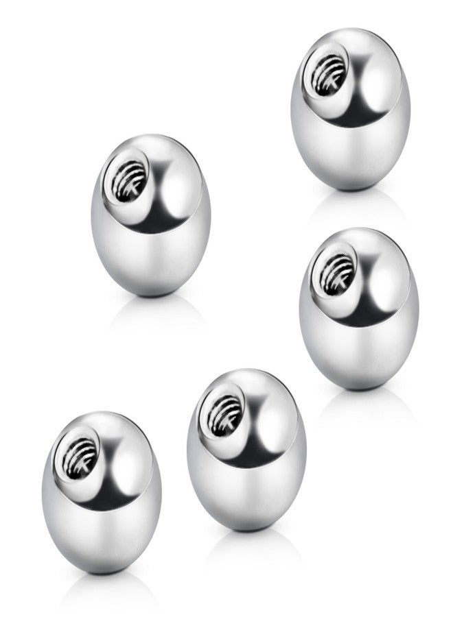 VCMART 16G 18G Replacement Balls Externally Threaded Piercing Balls for Lip Septum Nose Cartilage Tragus Helix Daith Rook Ear Piercing Jewelry 3mm Balls Body Jewelry Piercing Barbell Parts - Image 4