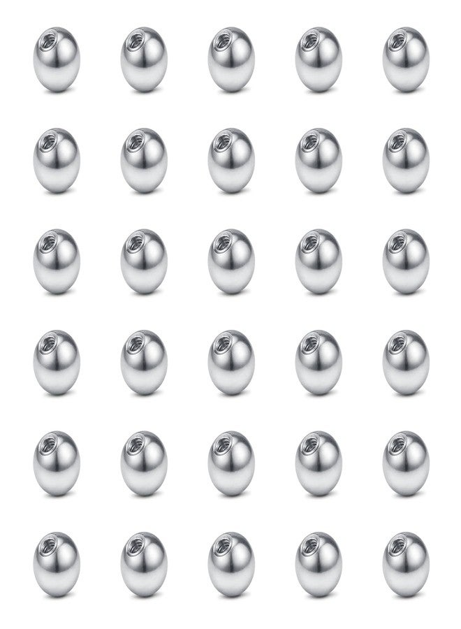 VCMART 16G 18G Replacement Balls Externally Threaded Piercing Balls for Lip Septum Nose Cartilage Tragus Helix Daith Rook Ear Piercing Jewelry 3mm Balls Body Jewelry Piercing Barbell Parts - Image 1
