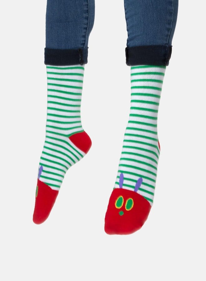 Out of Print World of Eric Carle: The Very Hungry Caterpillar Socks - Small - Image 2