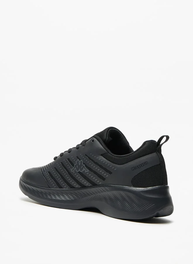 Kappa Men's Textured Sports Shoes with Lace-Up Closure