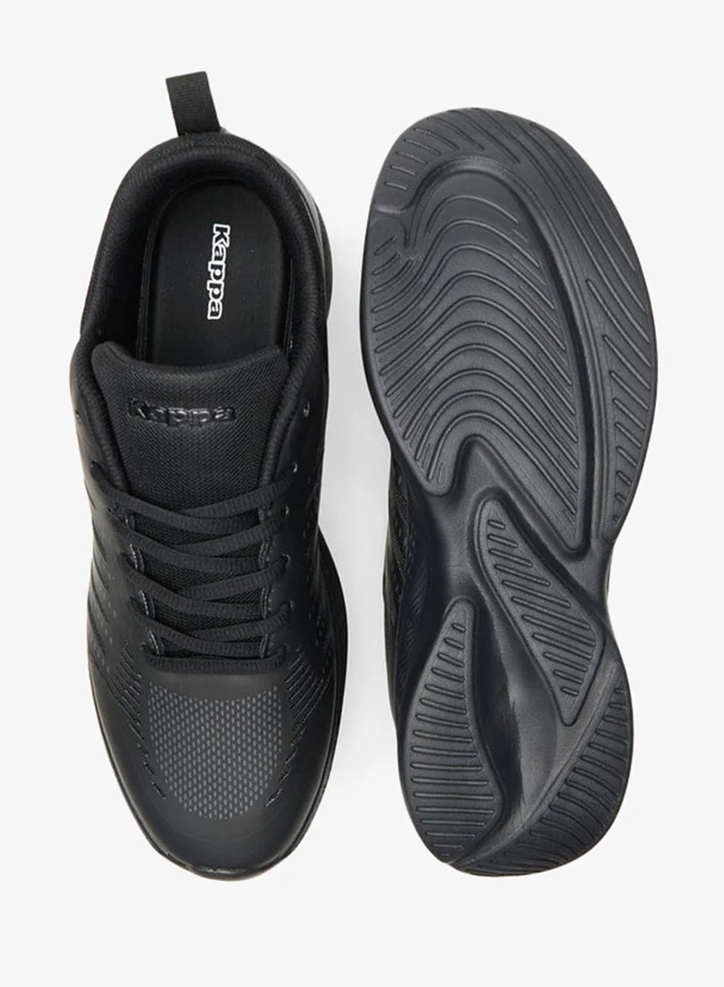 Kappa Men's Textured Sports Shoes with Lace-Up Closure